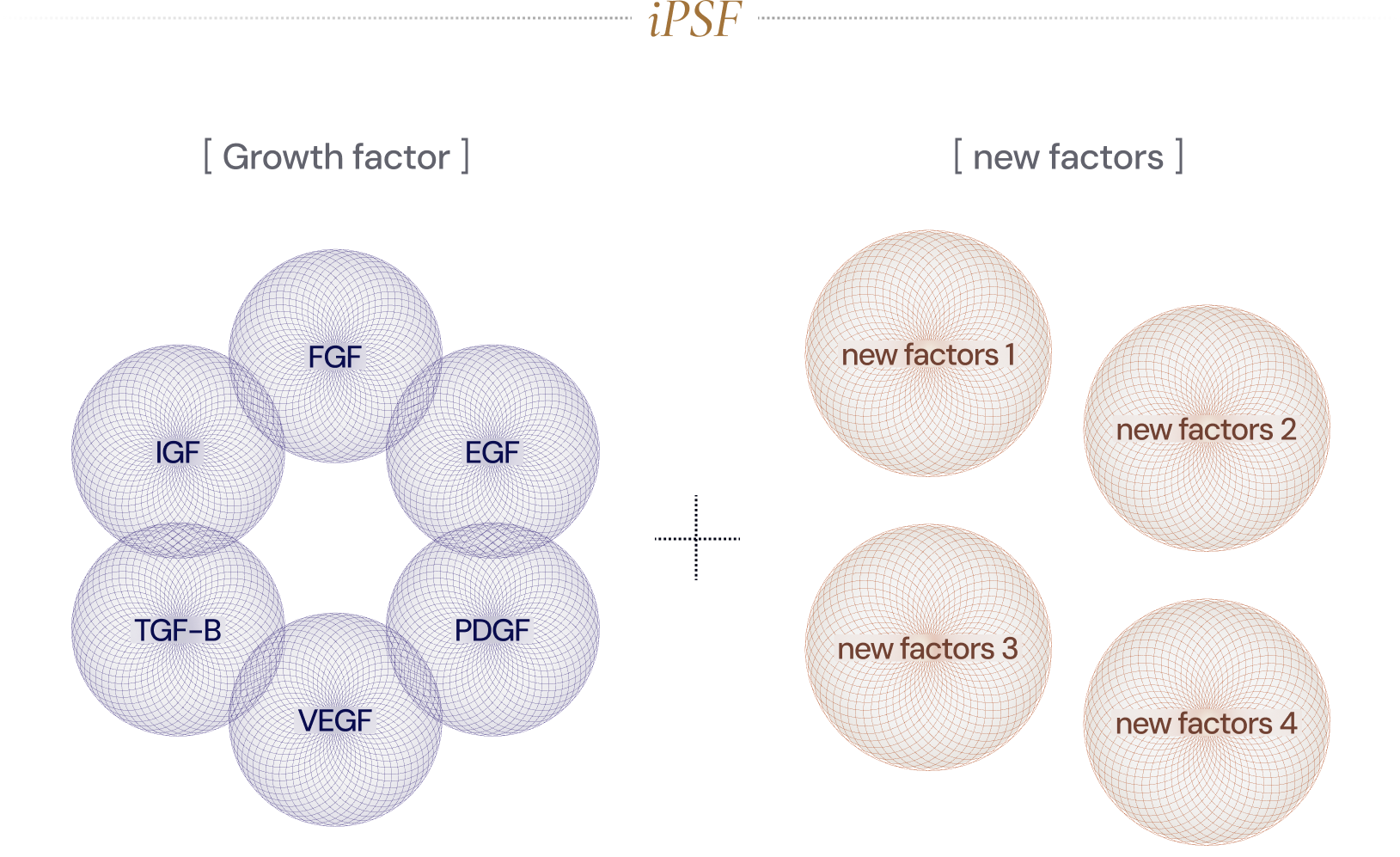 iPS cells produce multiple unique components.