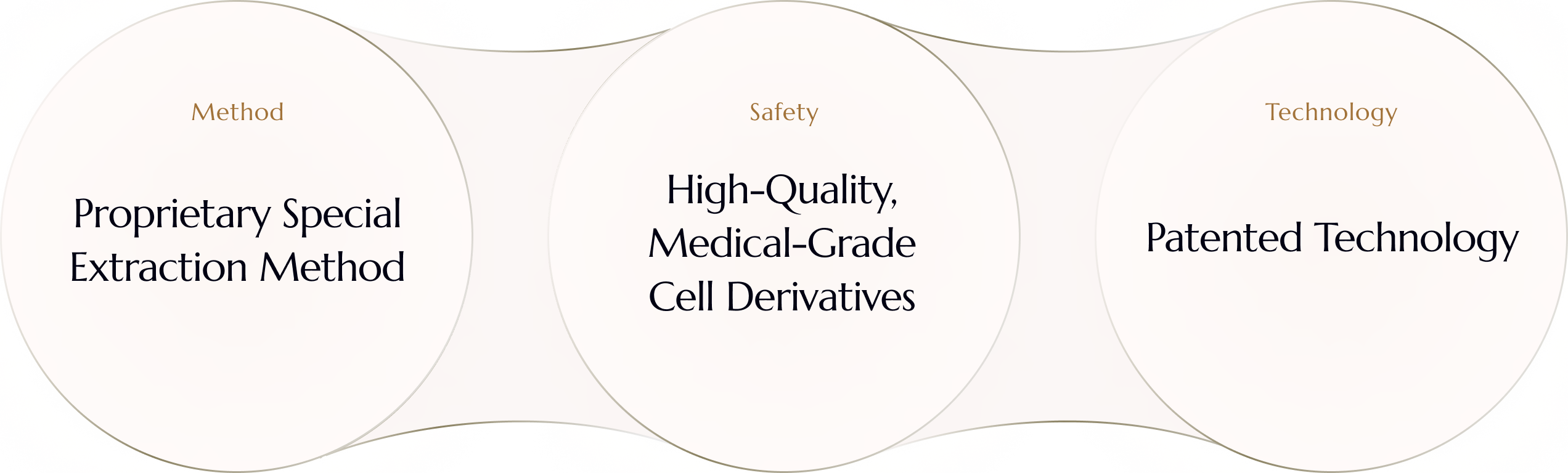 Unique specialized extraction method, high-quality cells suitable for medical use, patented technology.